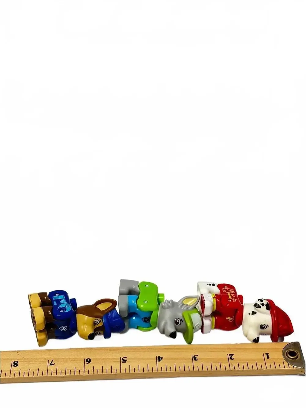 MEGA BLOKS Paw Patrol Figure Lot of 3 Chase Rocky Marshall Building Blocks